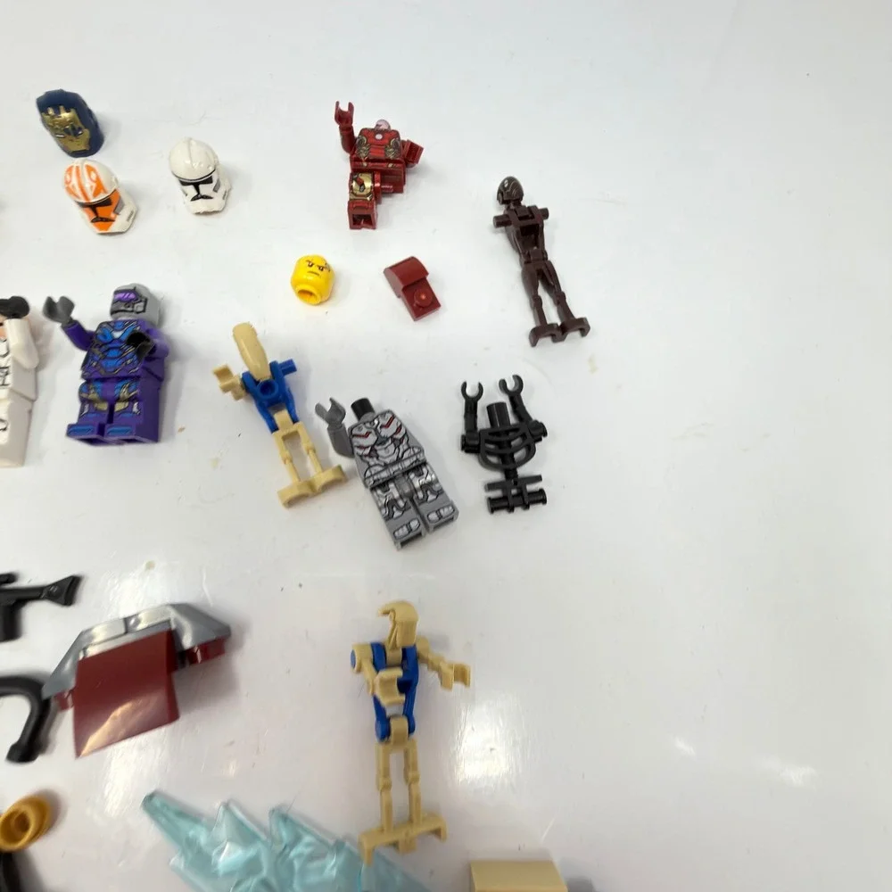 LEGO Minifigure Parts Accessories Lot Star Wars Marvel Multicolor Mixed Pieces